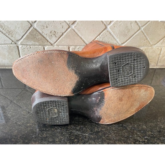 TONY LAMA Women’s boots 5084 Brown Western Cowboy Boots - Picture 9 of 11